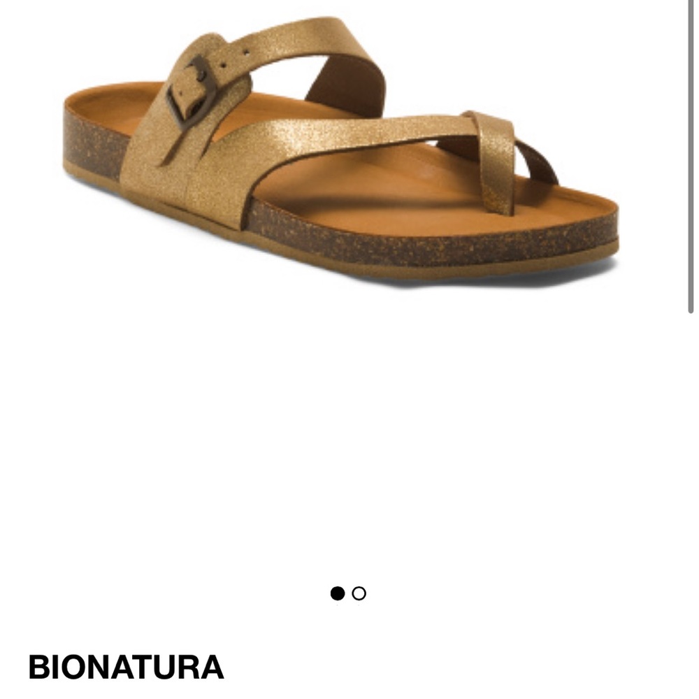 New Made in Italy leather Sandals- color is Brandy, sizes 39,available